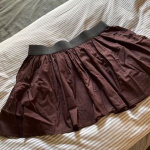 Chocolate brown short skater skirt size xL